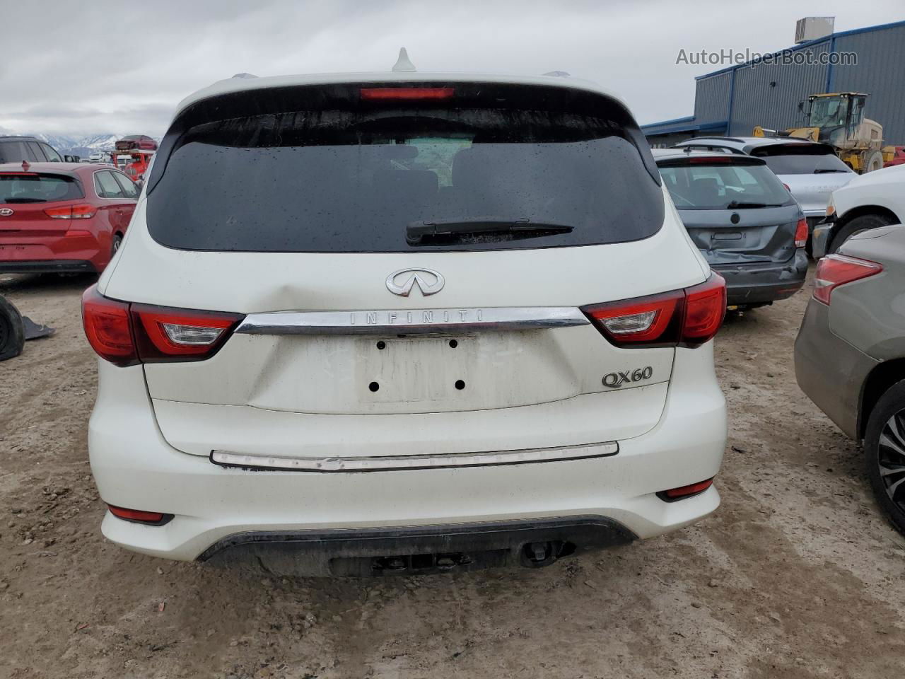 2017 Infiniti Qx60  Белый vin: 5N1DL0MMXHC526552