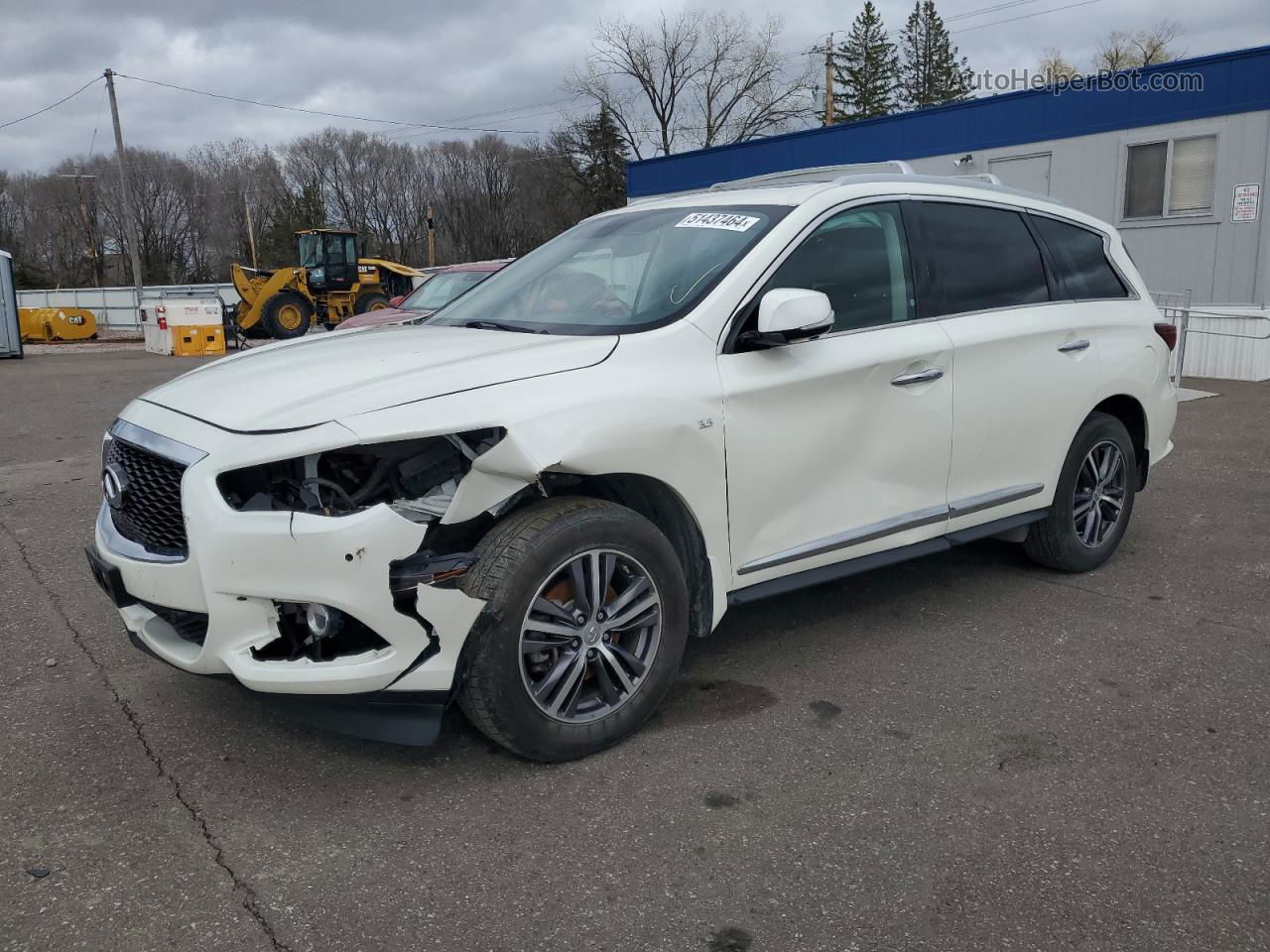 2017 Infiniti Qx60  Белый vin: 5N1DL0MMXHC542184