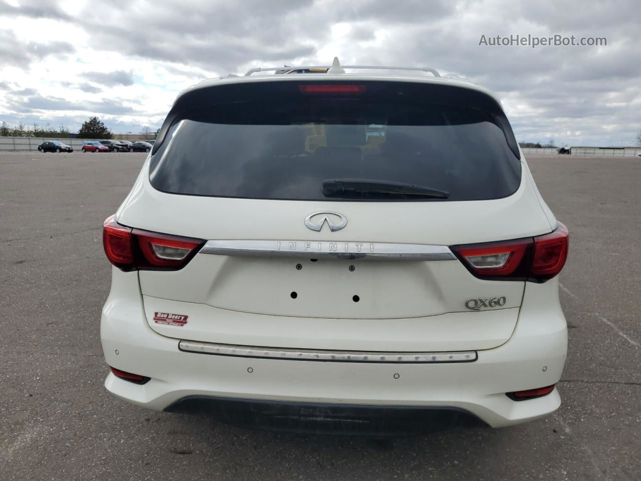 2017 Infiniti Qx60  Белый vin: 5N1DL0MMXHC542184