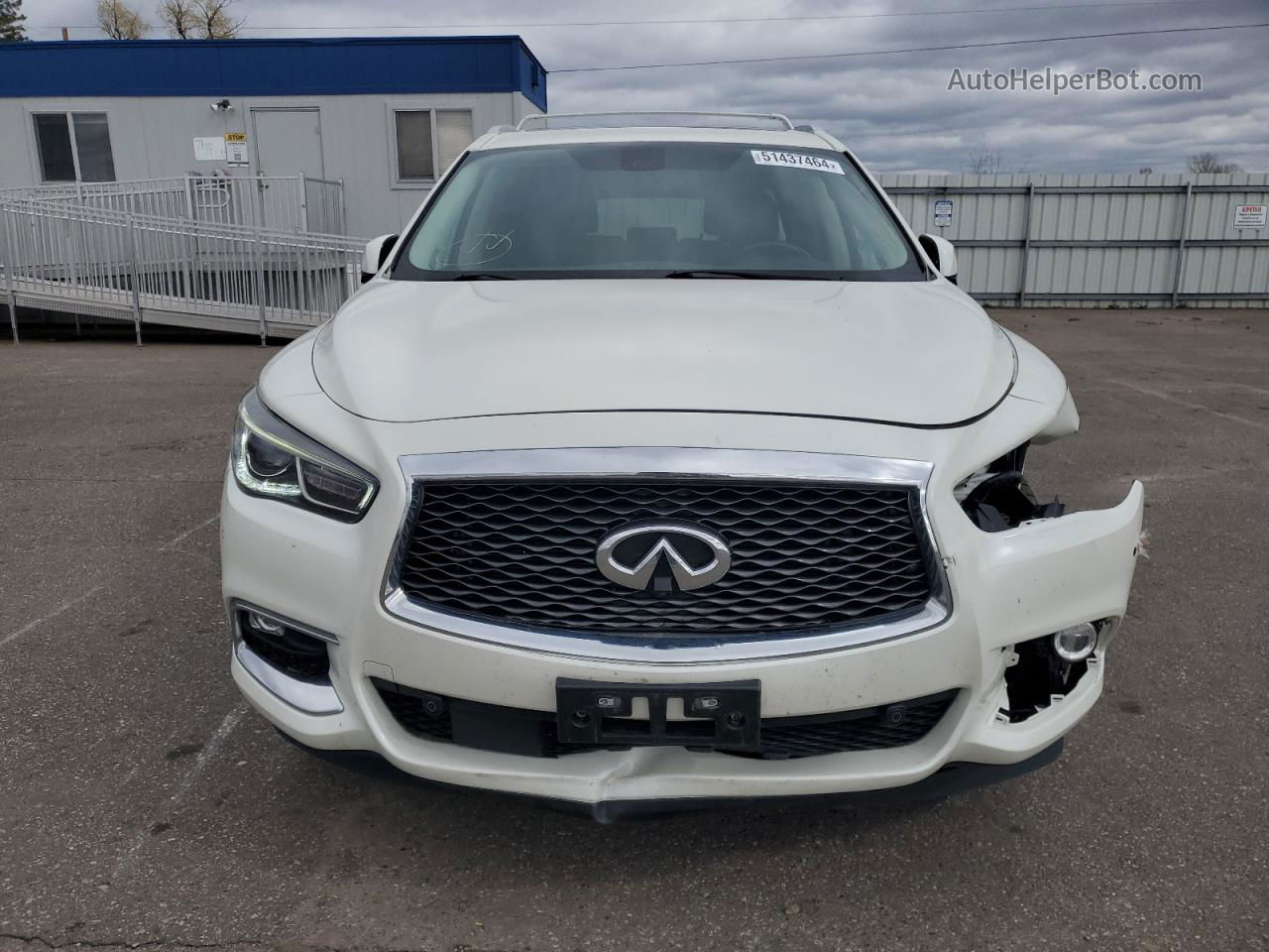 2017 Infiniti Qx60  Белый vin: 5N1DL0MMXHC542184