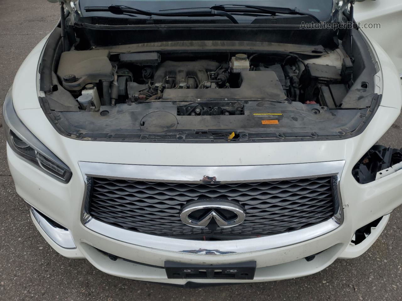 2017 Infiniti Qx60  Белый vin: 5N1DL0MMXHC542184