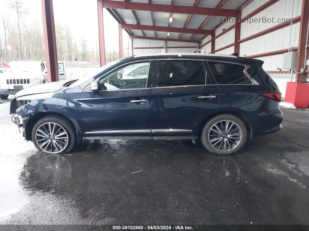 2017 Infiniti Qx60   Blue vin: 5N1DL0MMXHC542394