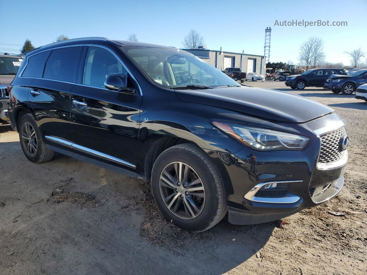 2017 Infiniti Qx60  Черный vin: 5N1DL0MMXHC545070