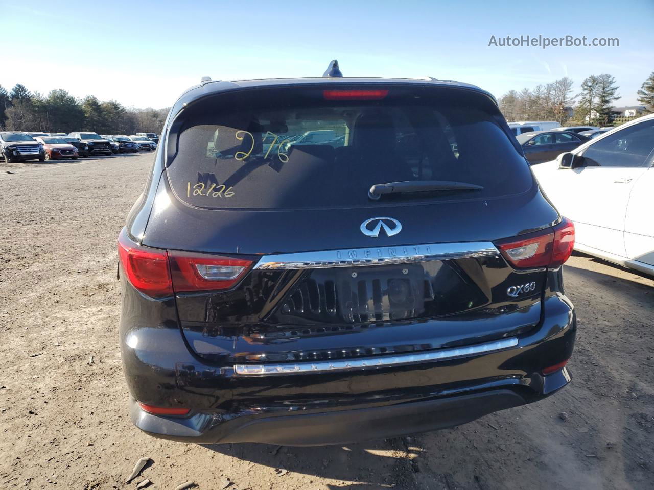 2017 Infiniti Qx60  Черный vin: 5N1DL0MMXHC545070