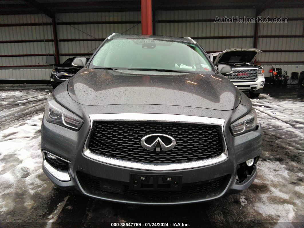 2020 Infiniti Qx60 Luxe Awd Gray vin: 5N1DL0MMXLC506486