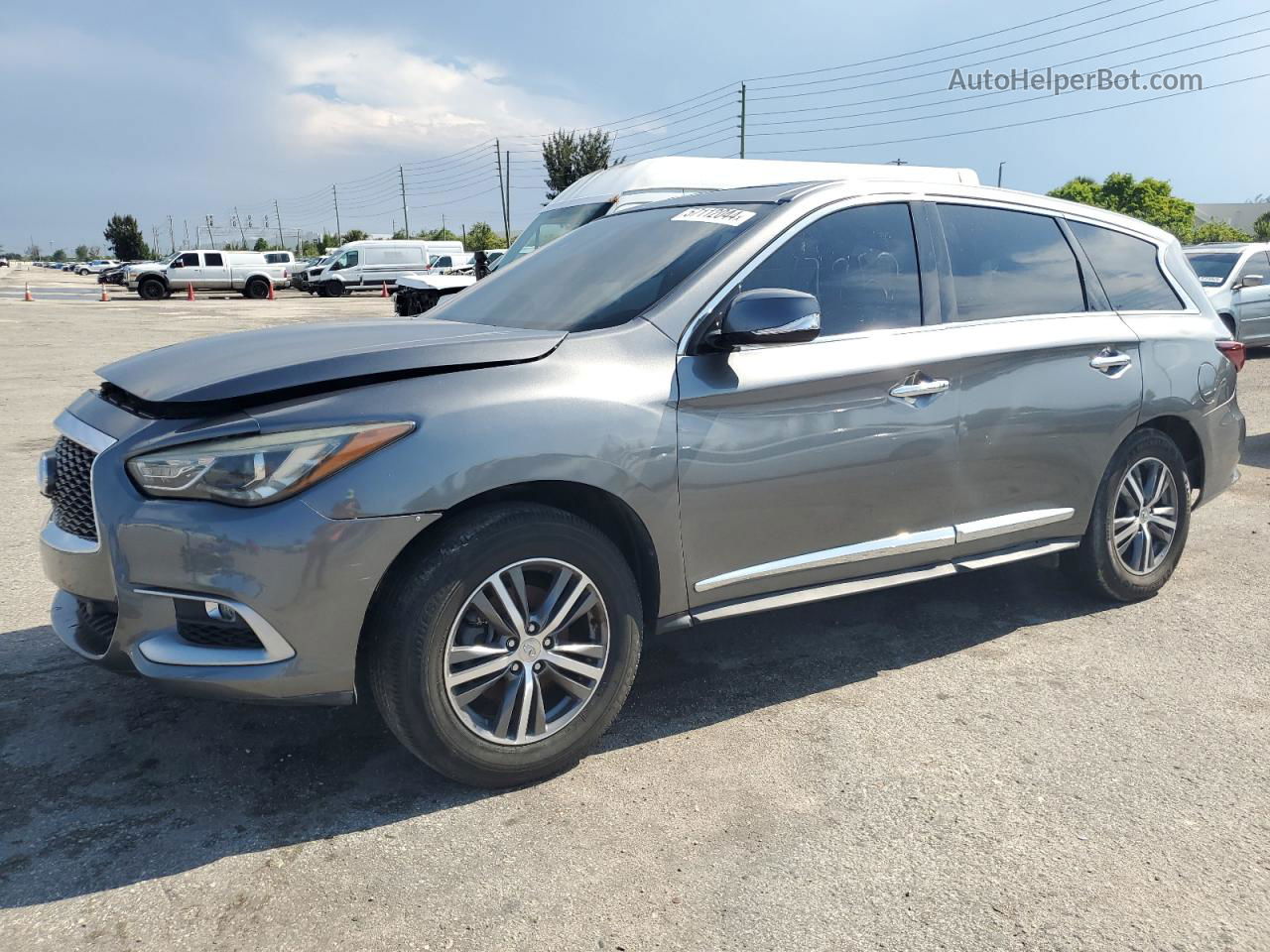 2020 Infiniti Qx60 Luxe Gray vin: 5N1DL0MMXLC530321