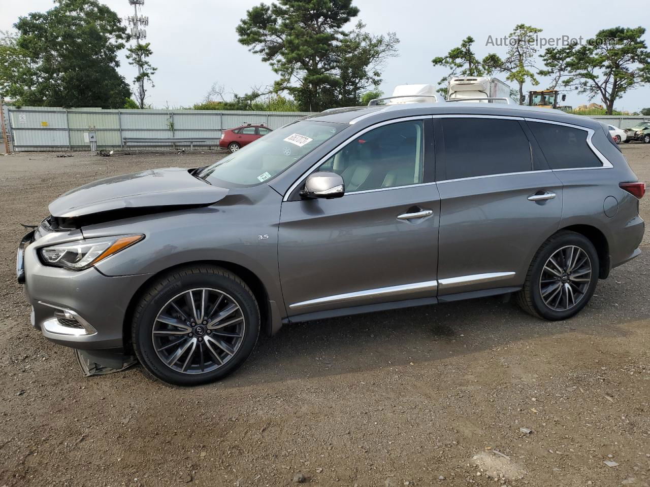 2020 Infiniti Qx60 Luxe Gray vin: 5N1DL0MMXLC531453