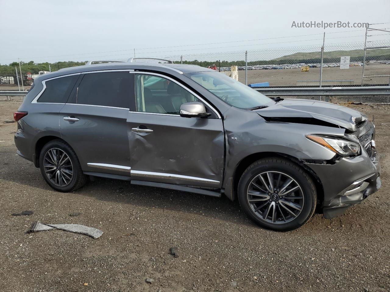 2020 Infiniti Qx60 Luxe Gray vin: 5N1DL0MMXLC531453