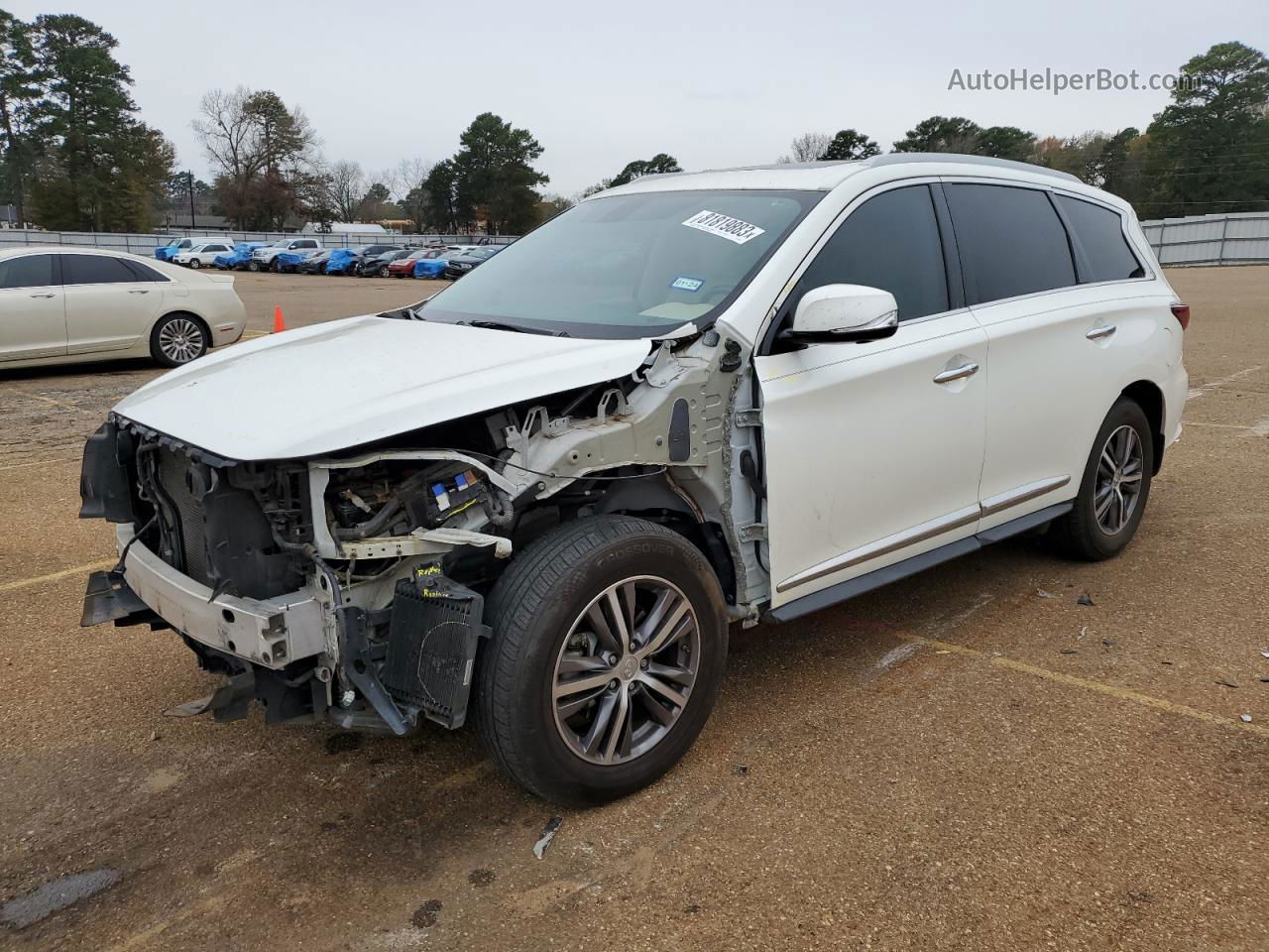 2017 Infiniti Qx60  White vin: 5N1DL0MN0HC507002