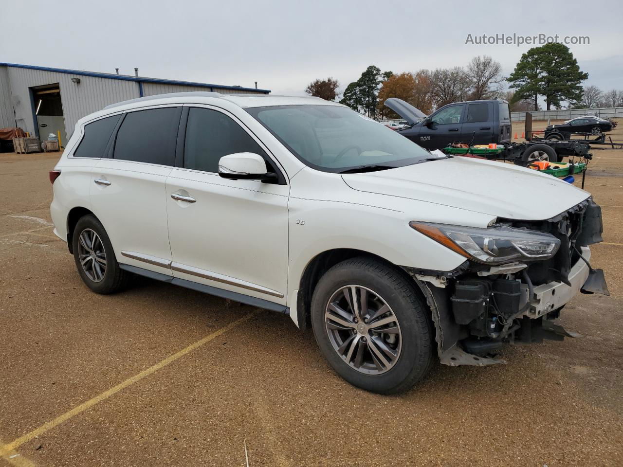 2017 Infiniti Qx60  Белый vin: 5N1DL0MN0HC507002