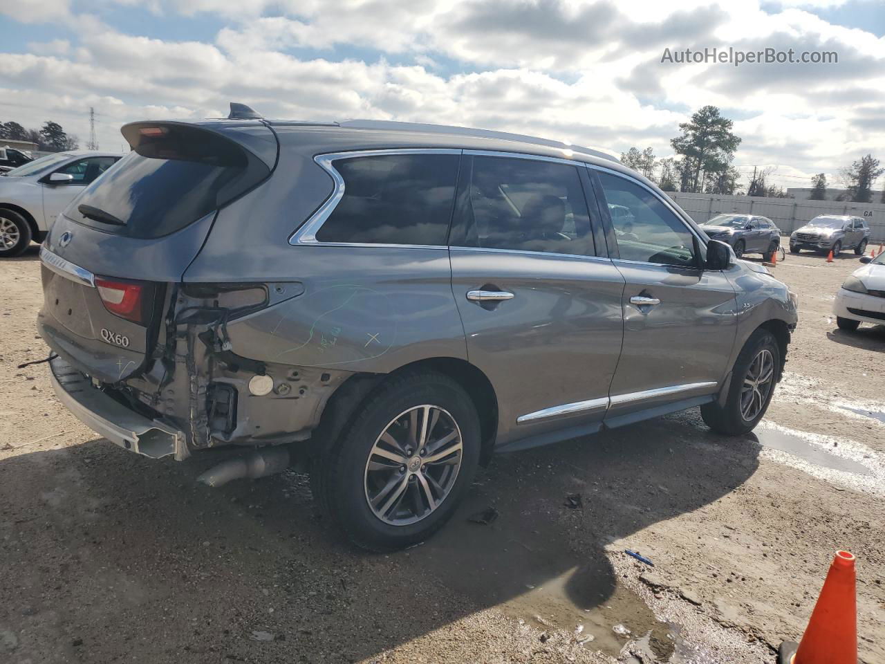 2017 Infiniti Qx60  Угольный vin: 5N1DL0MN0HC509803