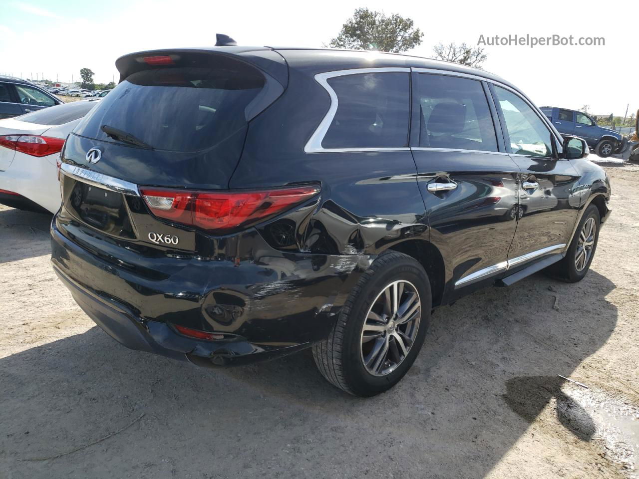 2017 Infiniti Qx60  Black vin: 5N1DL0MN0HC519697