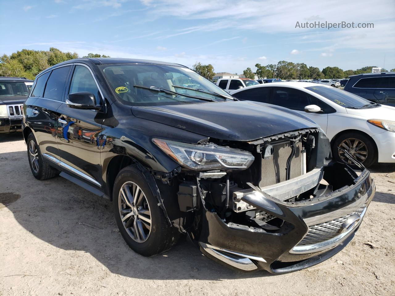 2017 Infiniti Qx60  Black vin: 5N1DL0MN0HC519697