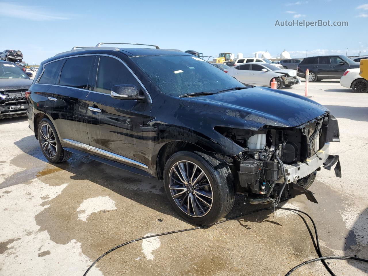 2017 Infiniti Qx60  Black vin: 5N1DL0MN0HC521496