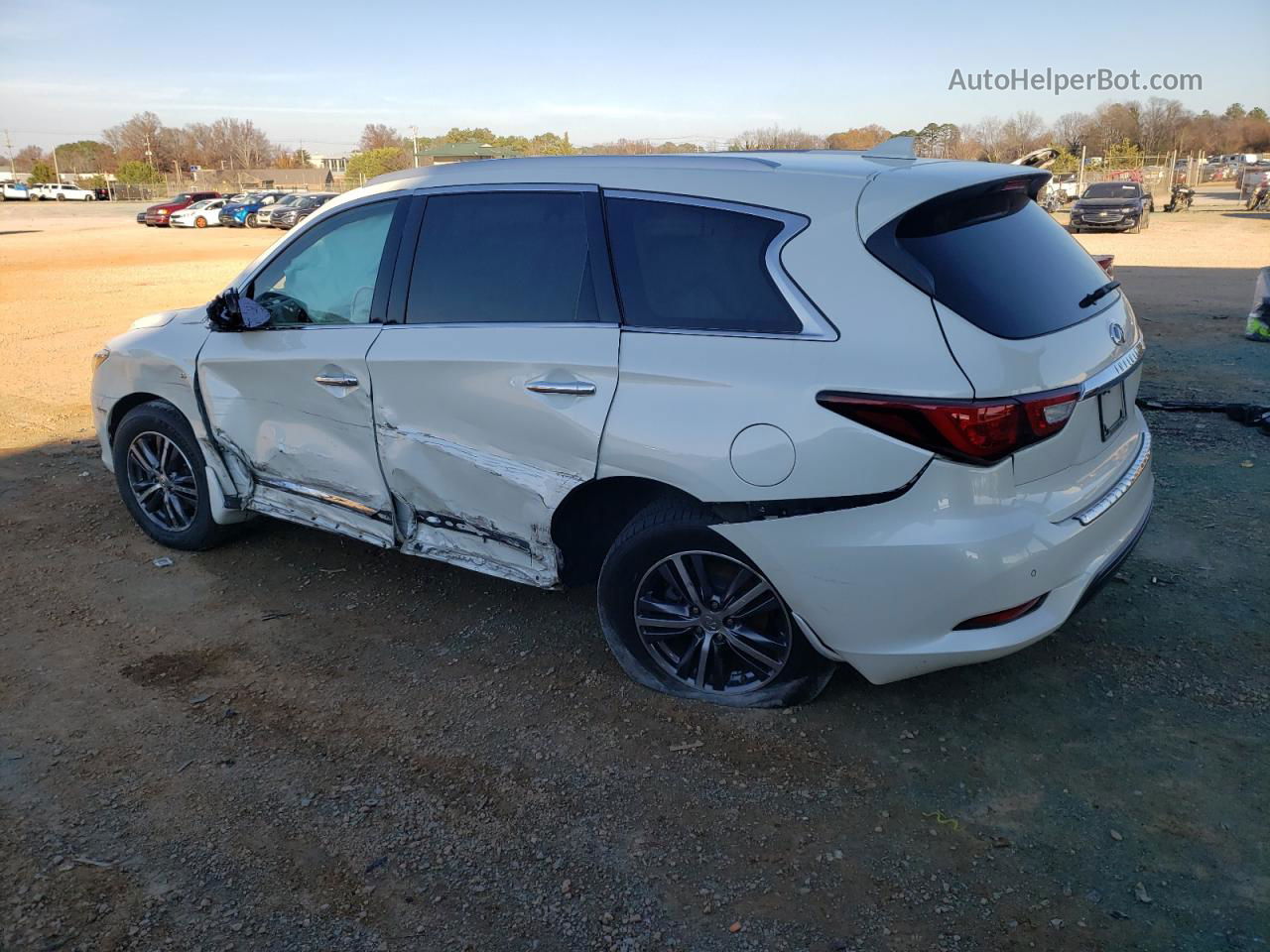 2017 Infiniti Qx60  Белый vin: 5N1DL0MN0HC530781