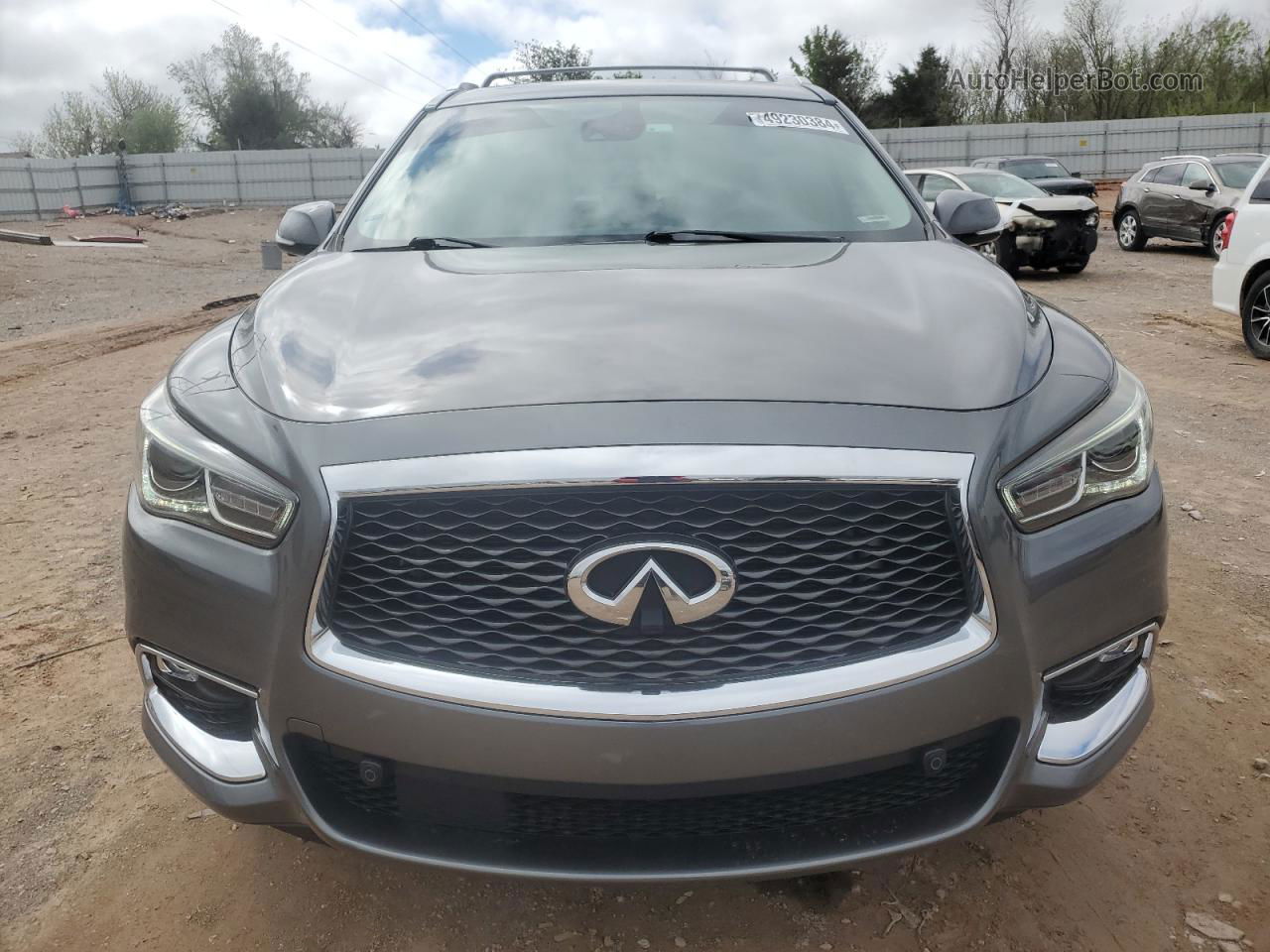 2017 Infiniti Qx60  Gray vin: 5N1DL0MN0HC540582