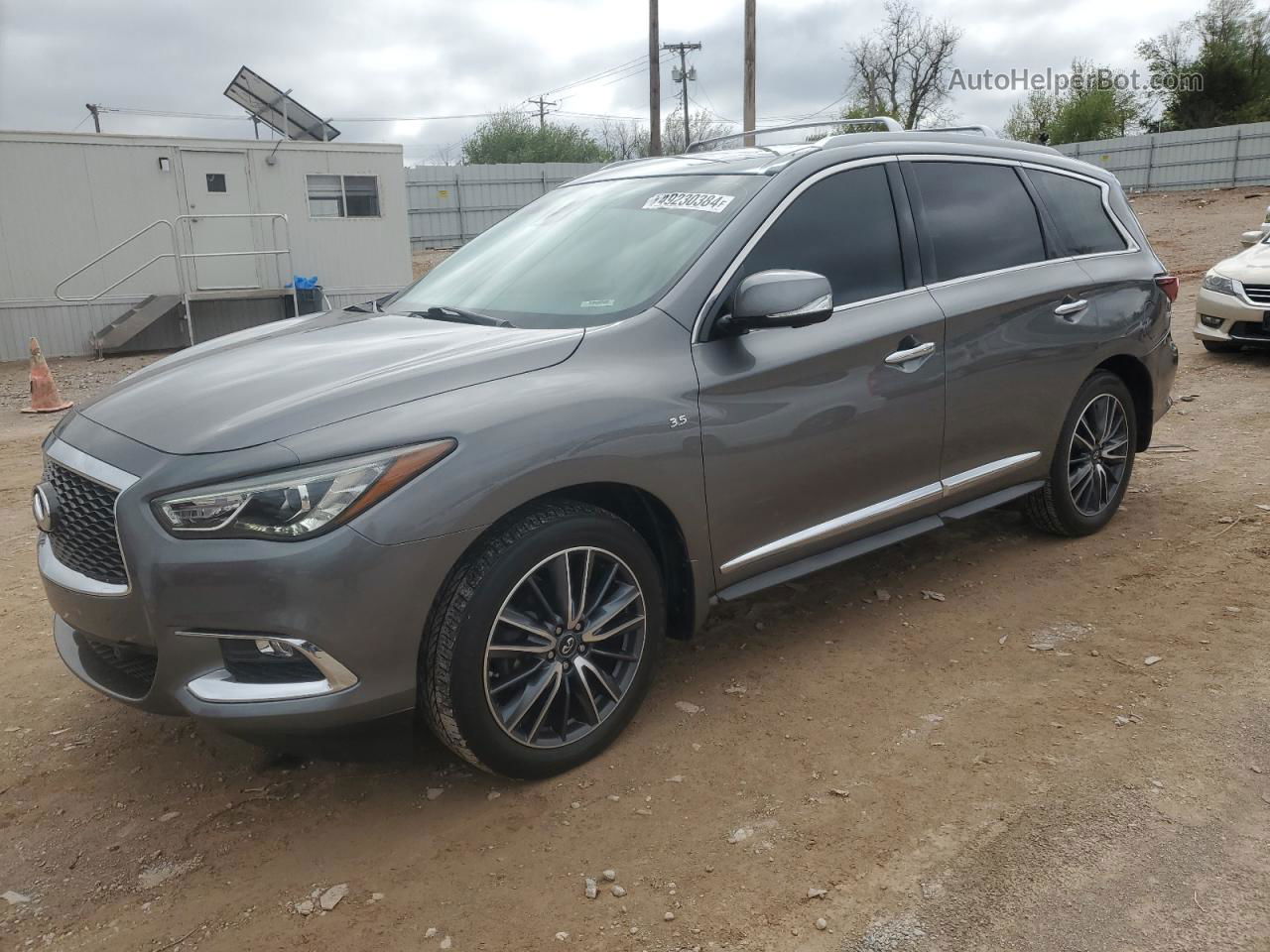 2017 Infiniti Qx60  Gray vin: 5N1DL0MN0HC540582