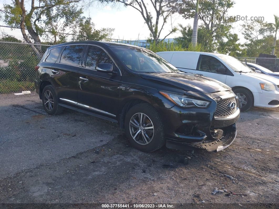 2017 Infiniti Qx60 Black vin: 5N1DL0MN0HC547709