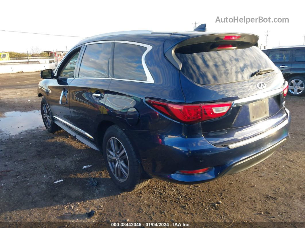 2017 Infiniti Qx60 Синий vin: 5N1DL0MN0HC553848