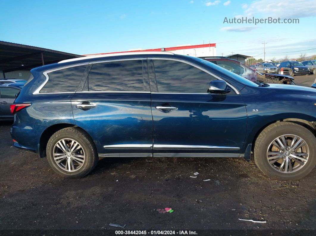 2017 Infiniti Qx60 Синий vin: 5N1DL0MN0HC553848