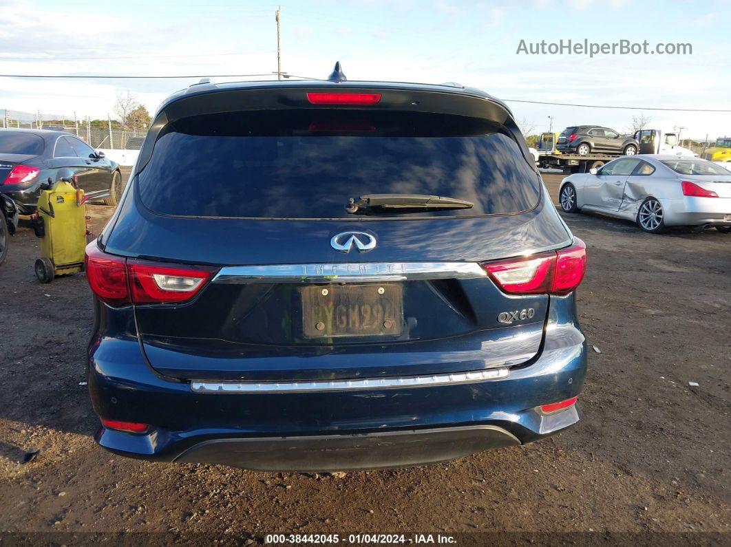 2017 Infiniti Qx60 Синий vin: 5N1DL0MN0HC553848