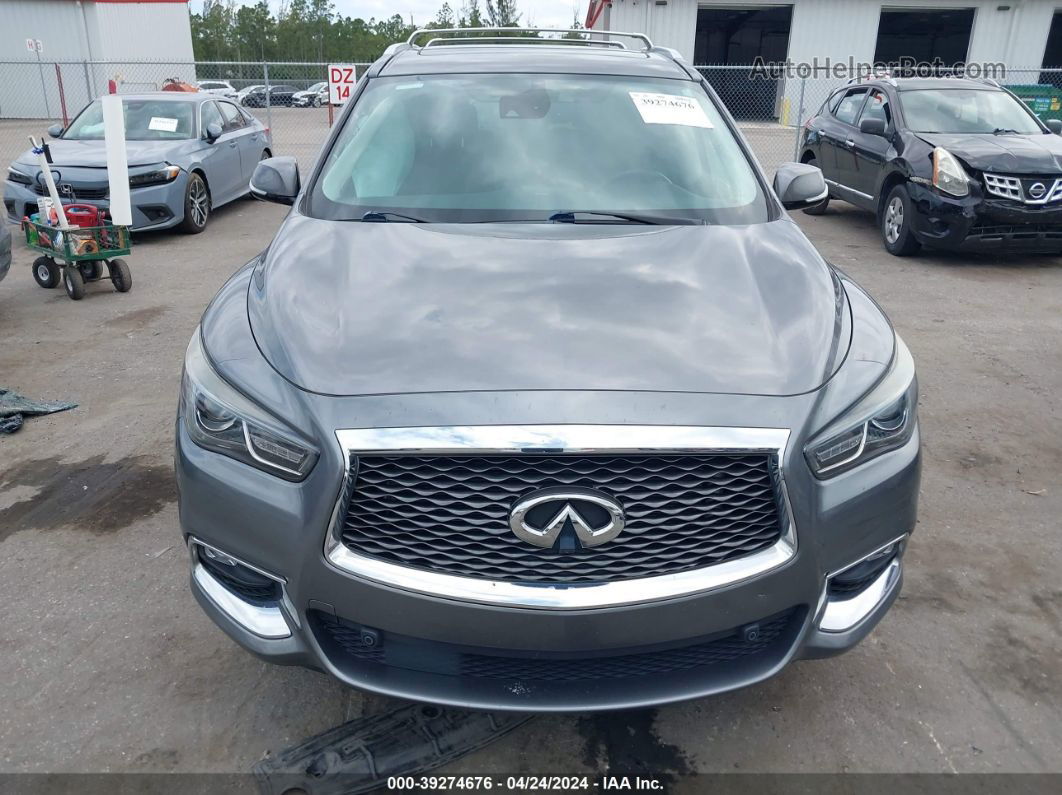 2017 Infiniti Qx60   Gray vin: 5N1DL0MN0HC560105