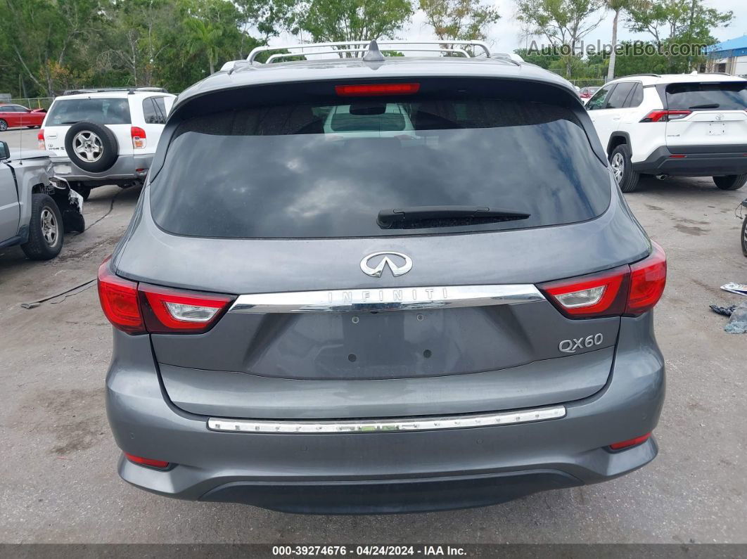 2017 Infiniti Qx60   Gray vin: 5N1DL0MN0HC560105