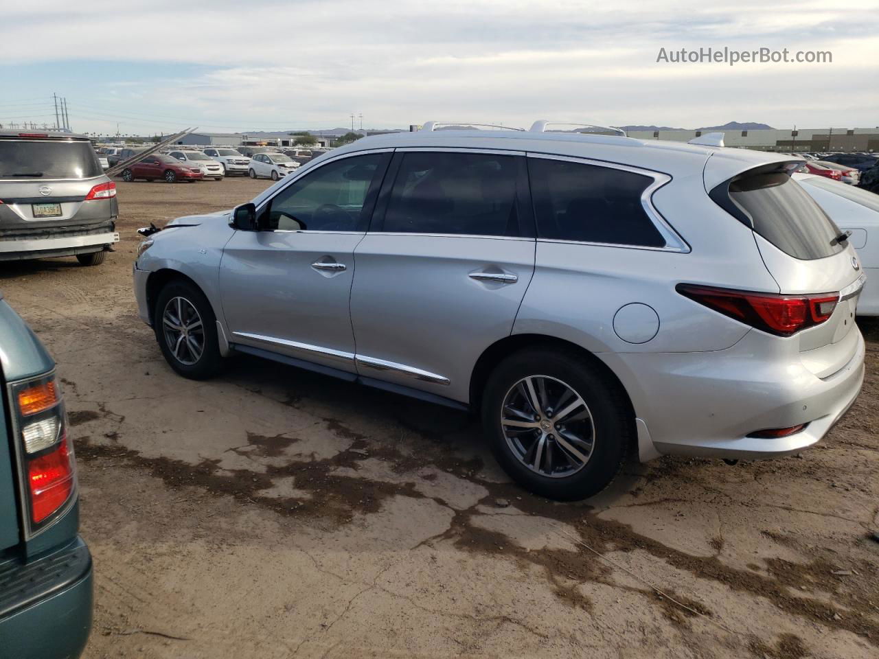 2020 Infiniti Qx60 Luxe Silver vin: 5N1DL0MN0LC516405