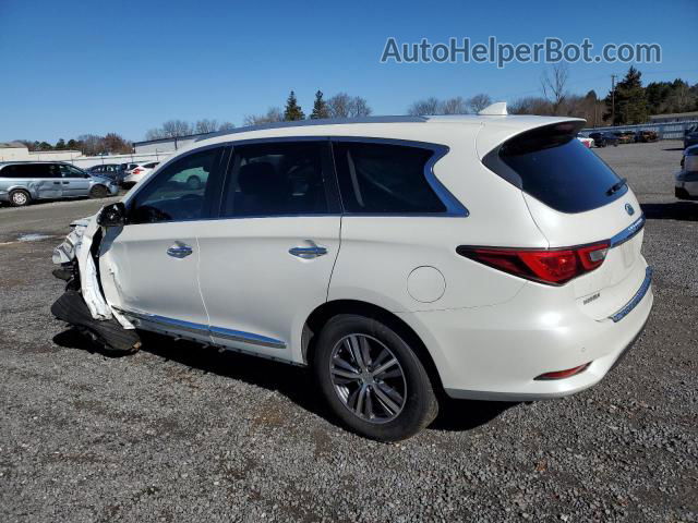 2017 Infiniti Qx60  White vin: 5N1DL0MN1HC503749