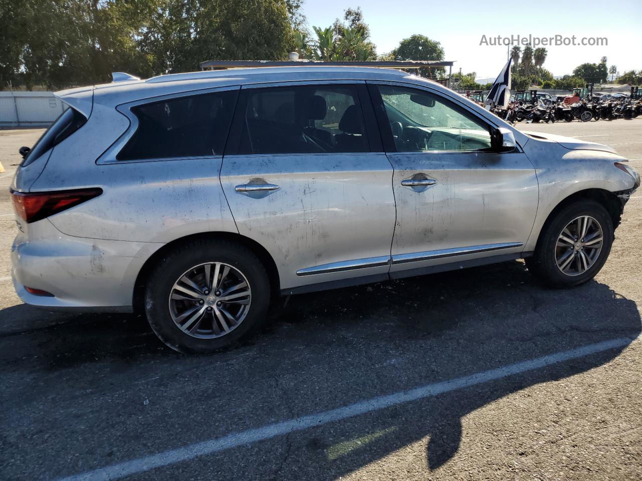 2017 Infiniti Qx60  Silver vin: 5N1DL0MN1HC507140