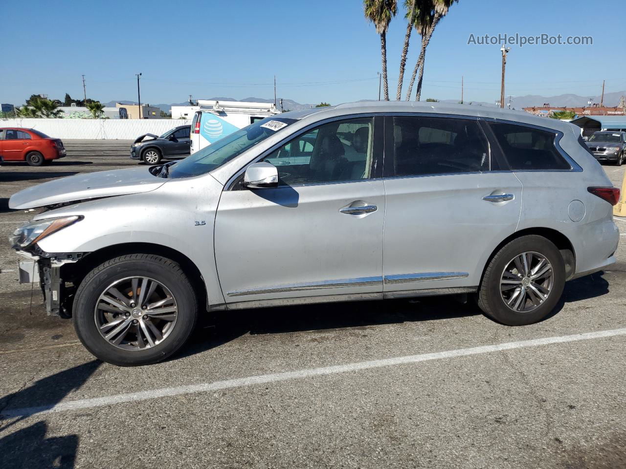 2017 Infiniti Qx60  Silver vin: 5N1DL0MN1HC507140