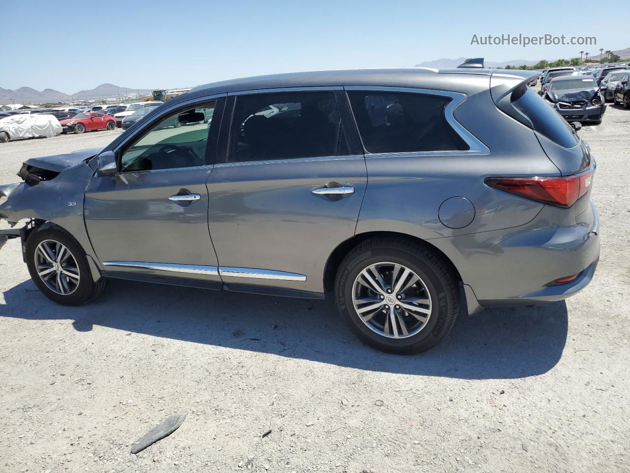 2017 Infiniti Qx60  Gray vin: 5N1DL0MN1HC516985