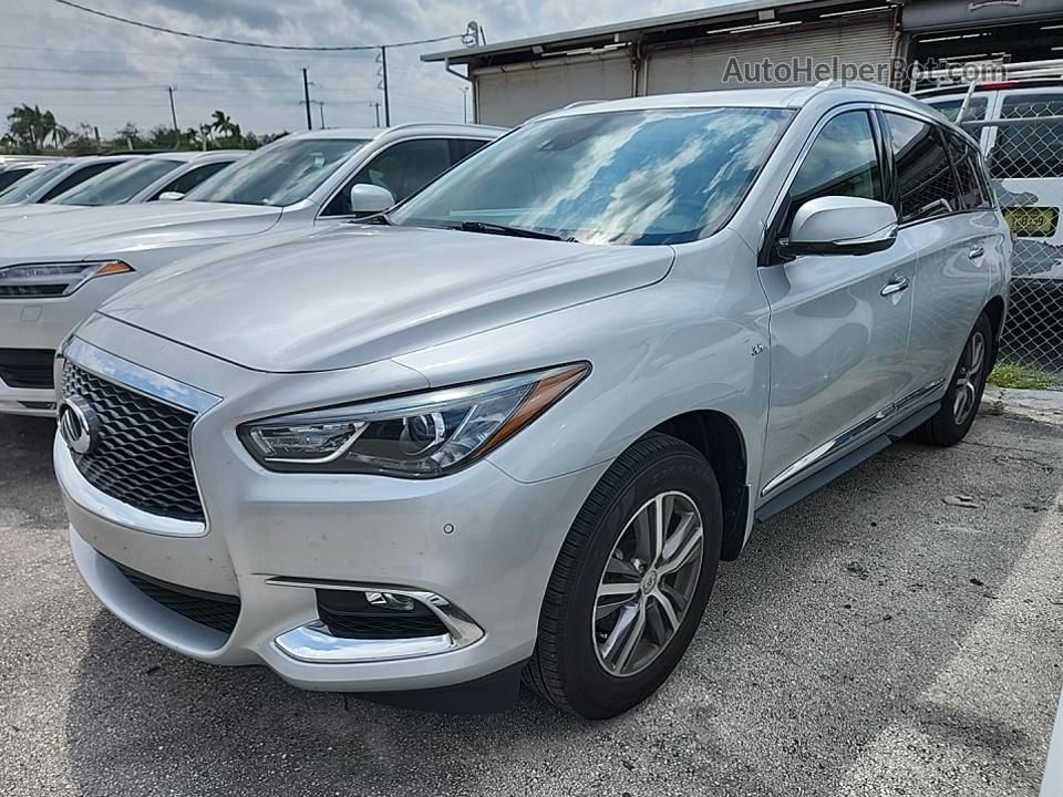 2020 Infiniti Qx60 Luxe Silver vin: 5N1DL0MN1LC506434