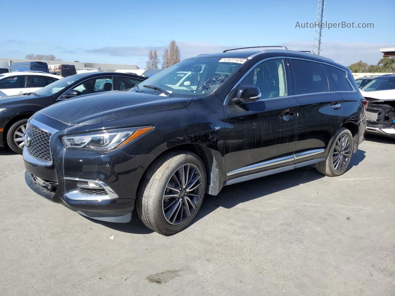 2020 Infiniti Qx60 Luxe Black vin: 5N1DL0MN1LC520902