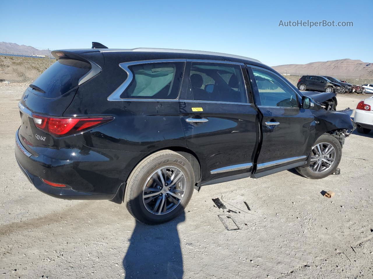 2020 Infiniti Qx60 Luxe Black vin: 5N1DL0MN1LC540146