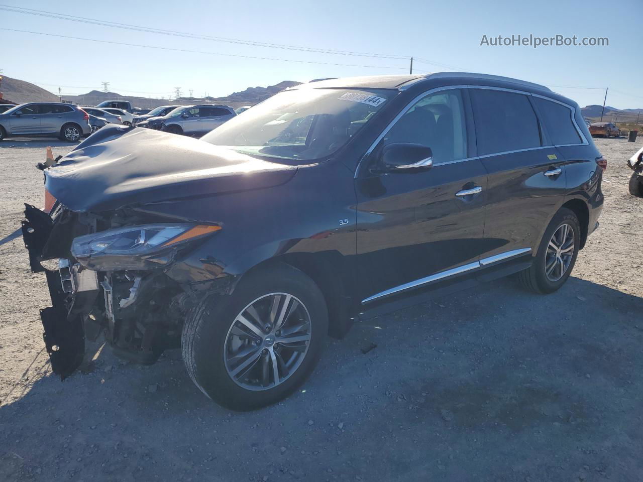 2020 Infiniti Qx60 Luxe Черный vin: 5N1DL0MN1LC540146