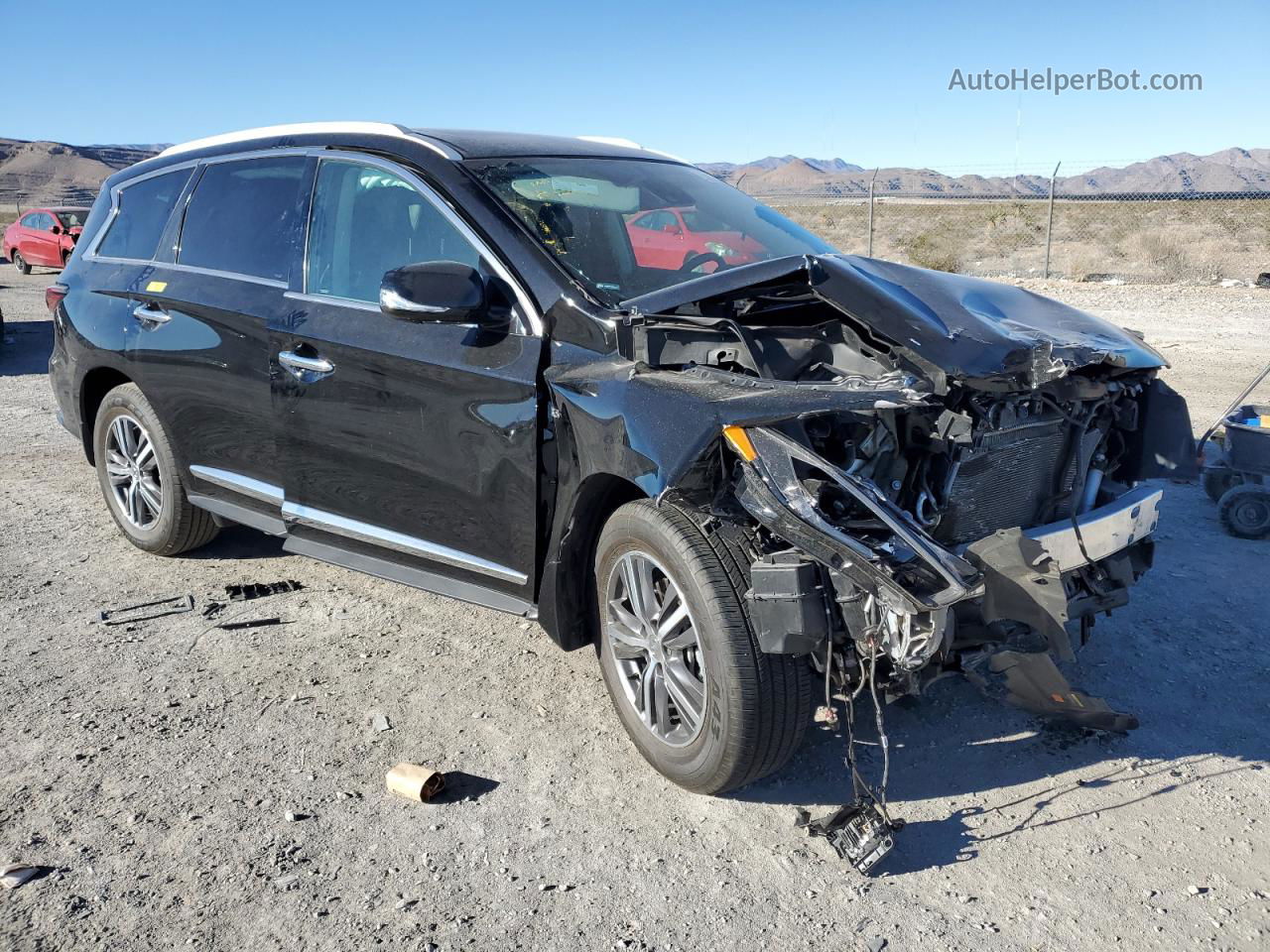 2020 Infiniti Qx60 Luxe Черный vin: 5N1DL0MN1LC540146