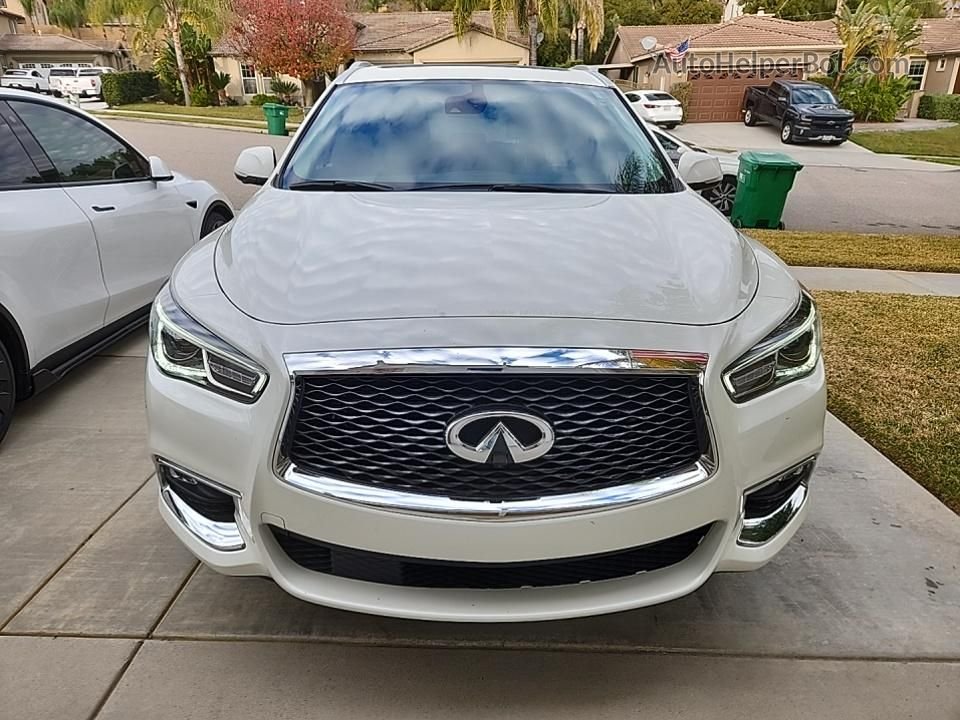 2020 Infiniti Qx60 Luxe/pure/special Edition White vin: 5N1DL0MN1LC541975