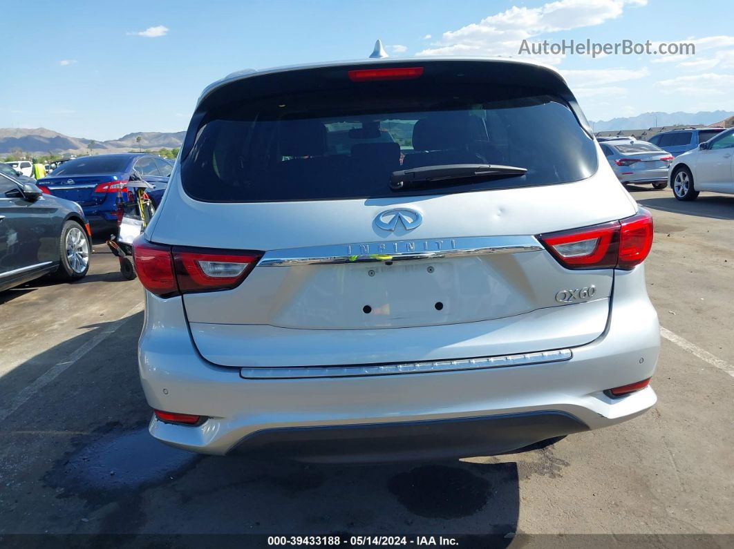 2017 Infiniti Qx60   Silver vin: 5N1DL0MN2HC508104