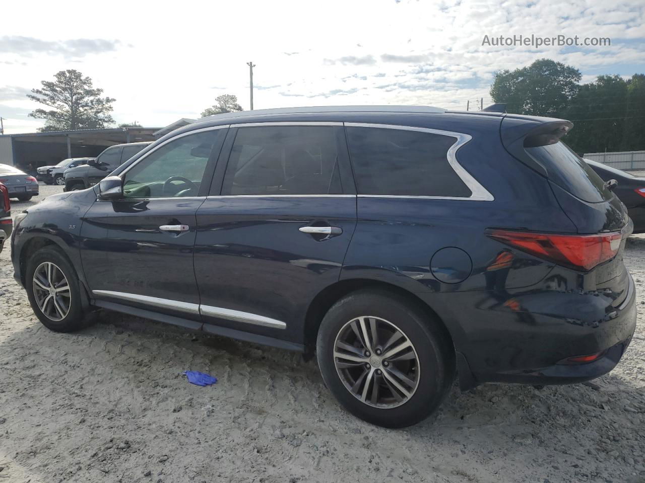 2017 Infiniti Qx60  Синий vin: 5N1DL0MN2HC510001