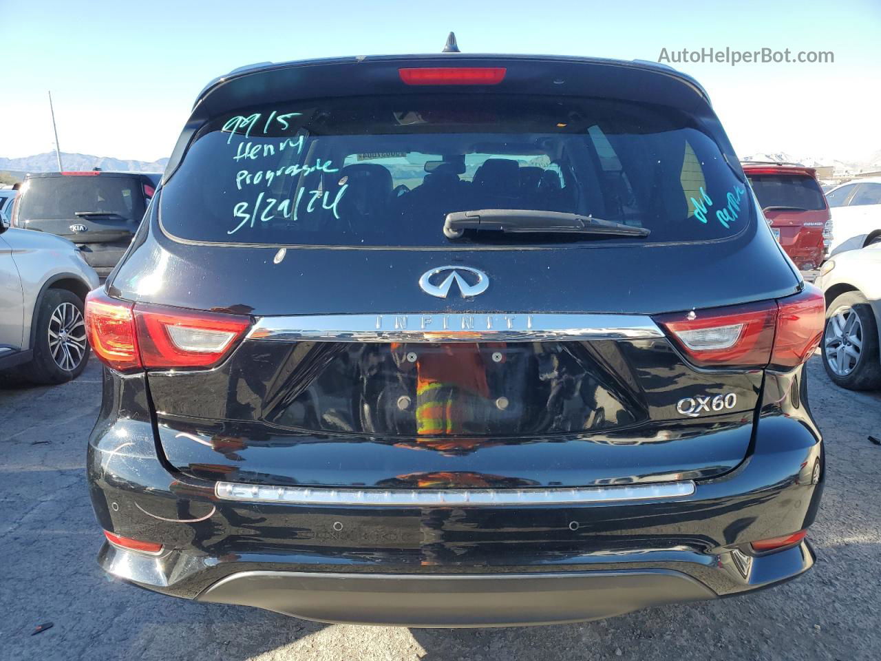 2017 Infiniti Qx60  Черный vin: 5N1DL0MN2HC516168