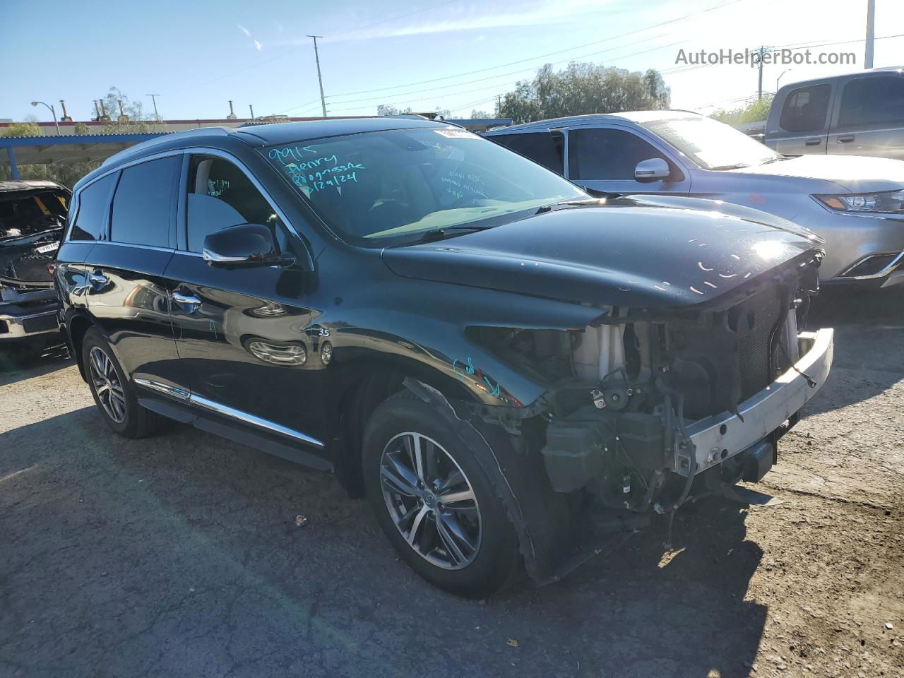 2017 Infiniti Qx60  Черный vin: 5N1DL0MN2HC516168