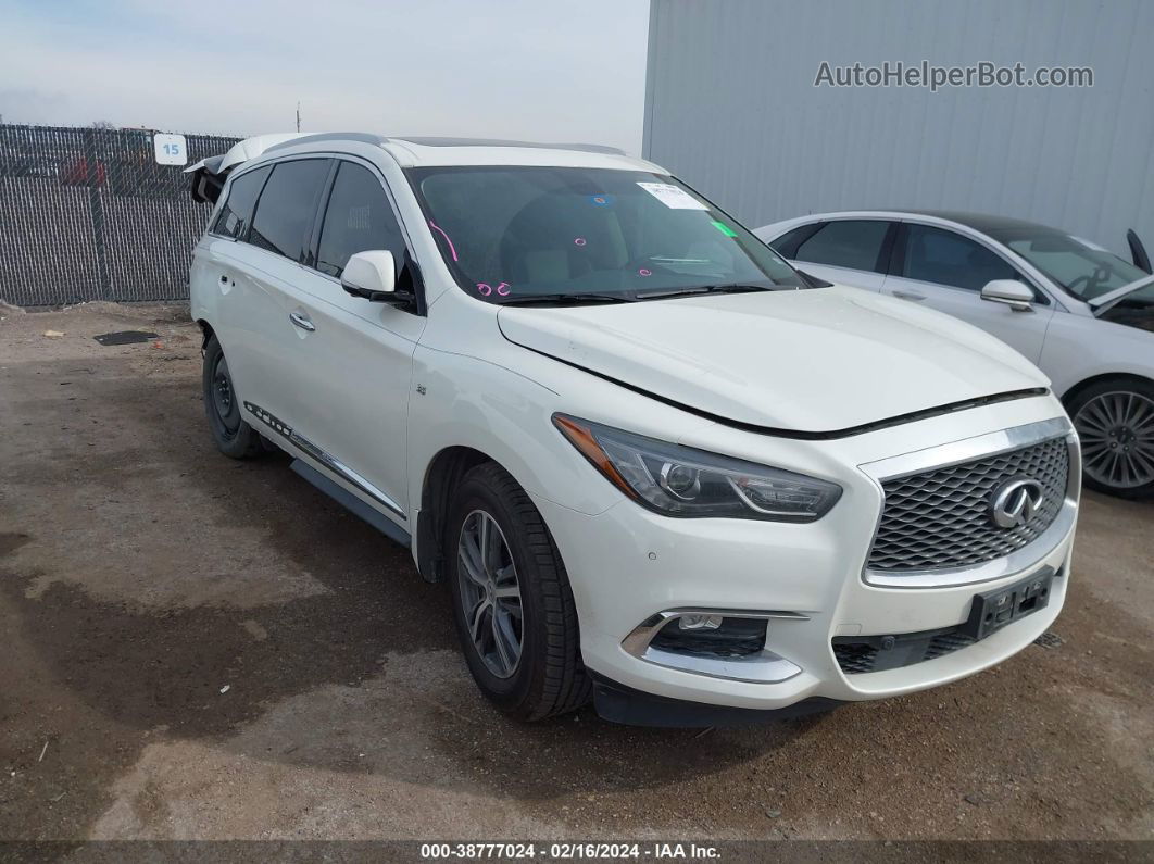 2017 Infiniti Qx60   Белый vin: 5N1DL0MN2HC529065