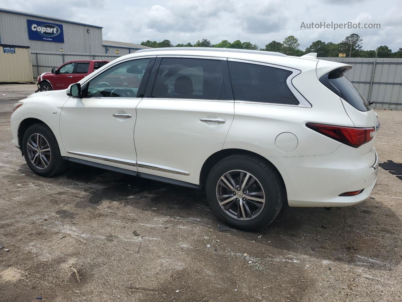 2017 Infiniti Qx60  White vin: 5N1DL0MN2HC546206