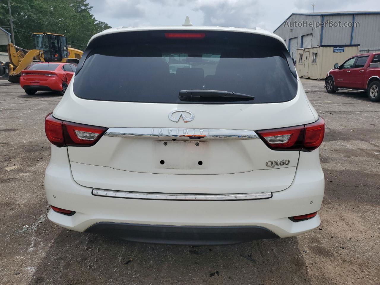 2017 Infiniti Qx60  White vin: 5N1DL0MN2HC546206