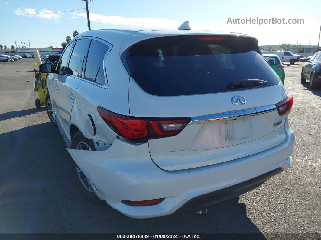 2020 Infiniti Qx60 Pure White vin: 5N1DL0MN2LC518849