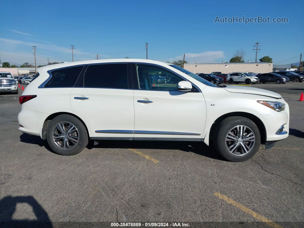 2020 Infiniti Qx60 Pure White vin: 5N1DL0MN2LC518849