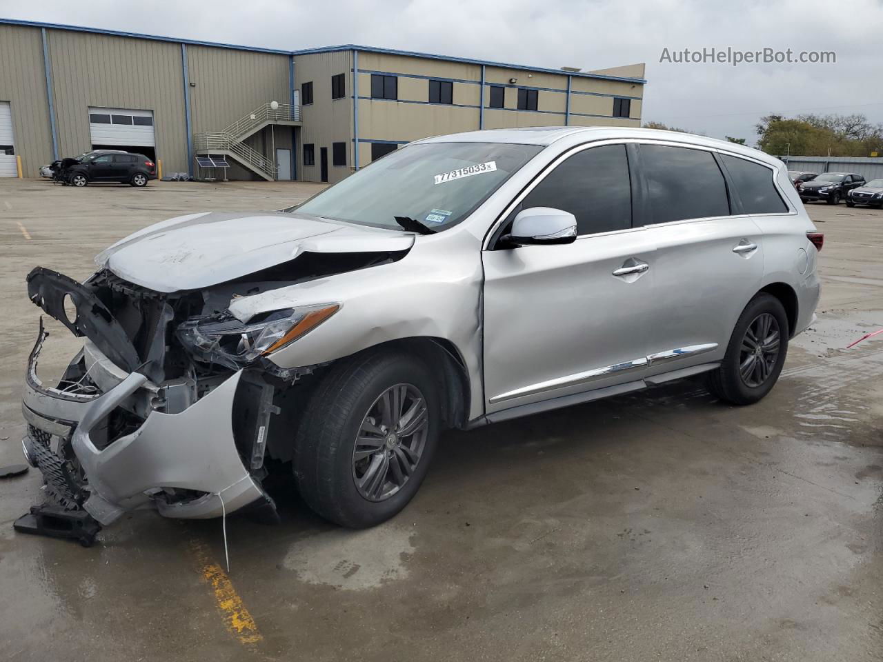 2020 Infiniti Qx60 Luxe Silver vin: 5N1DL0MN2LC531617