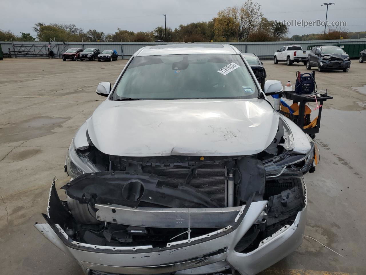 2020 Infiniti Qx60 Luxe Silver vin: 5N1DL0MN2LC531617