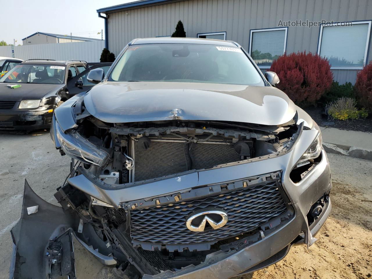 2020 Infiniti Qx60 Luxe Gray vin: 5N1DL0MN2LC533738